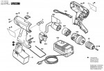 Bosch 0 601 948 452 GSR 14,4 VE-2 Batt-Oper Screwdriver 14.4 V / GB Spare Parts GSR14,4VE-2